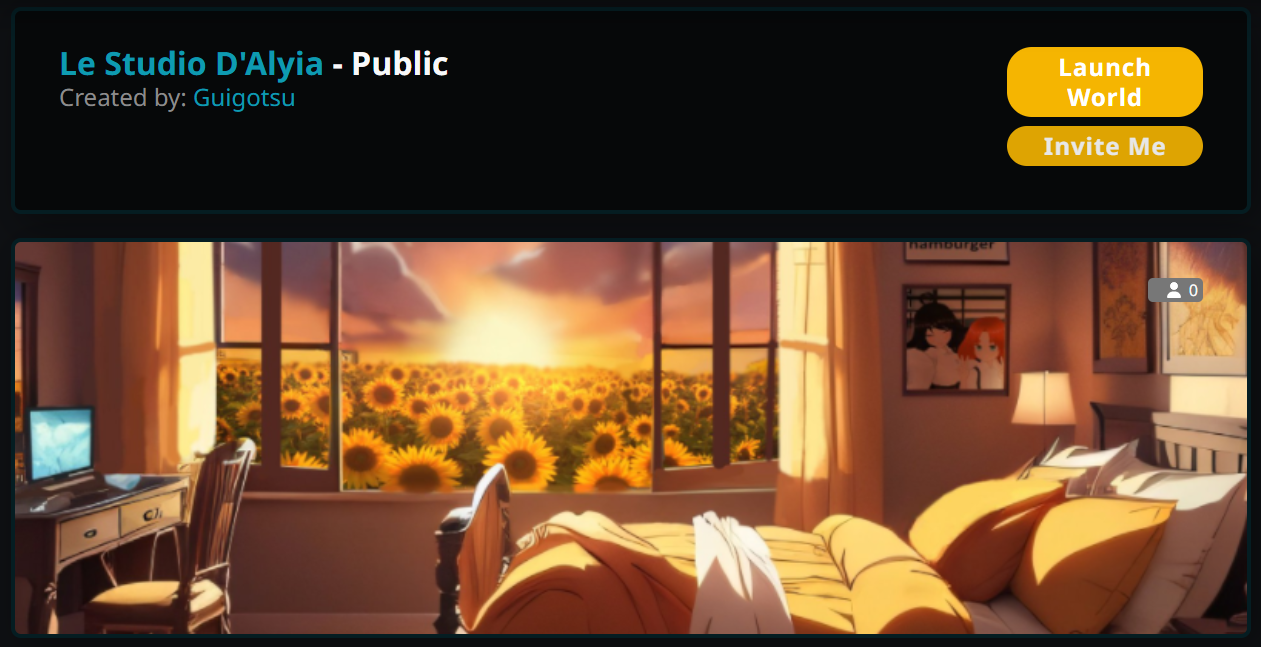 Le Studio d'Alyia - Espace VRChat